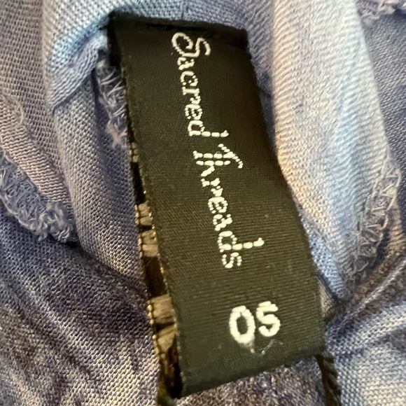 Sacred Threads jump suit 100% rayon, boho hippie beach vibe. One size - Picture 9 of 11